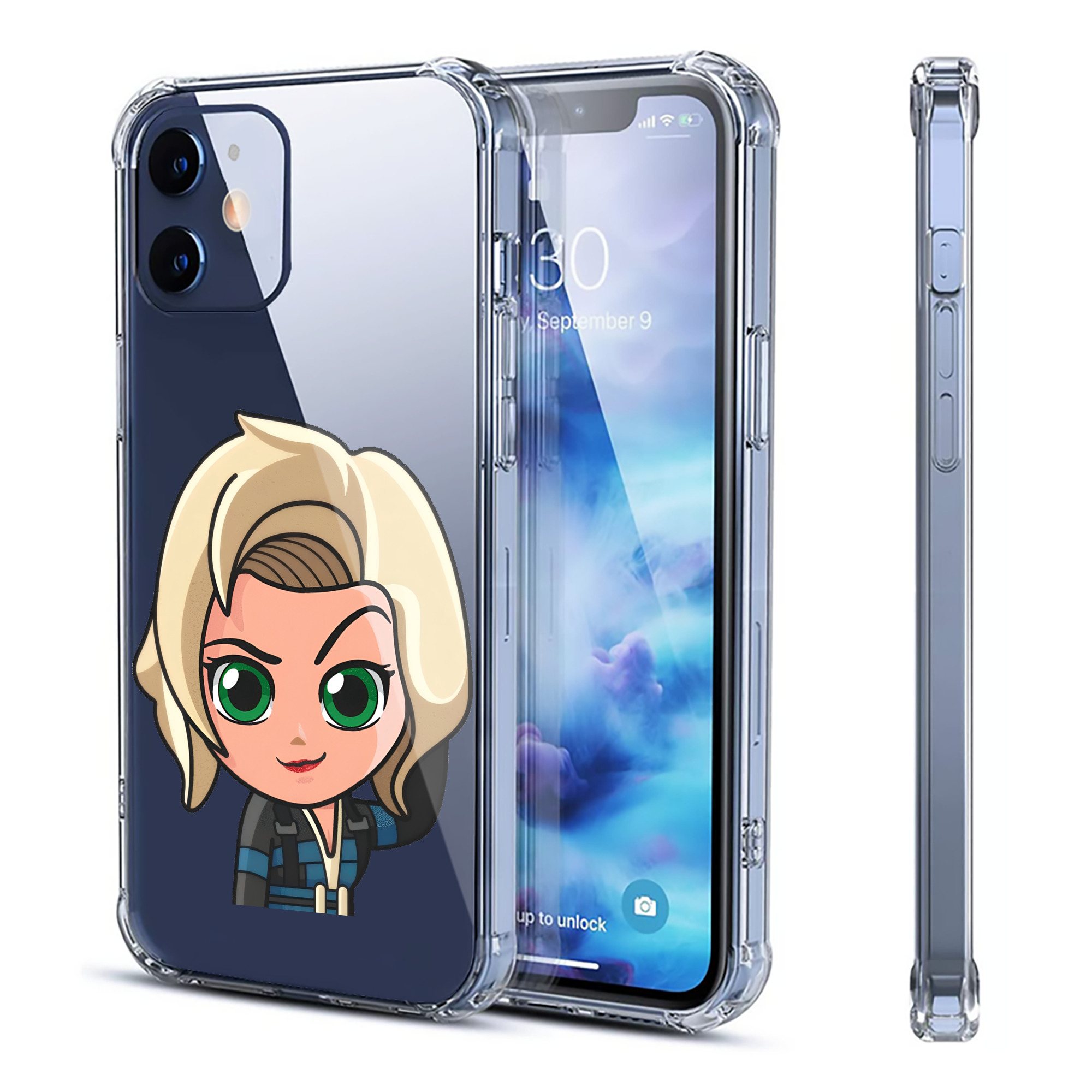（画像用） アベンジャーズ The Avengers 【iPhone 12シリーズ対応】透明スマホケース（クリアソフトケース）